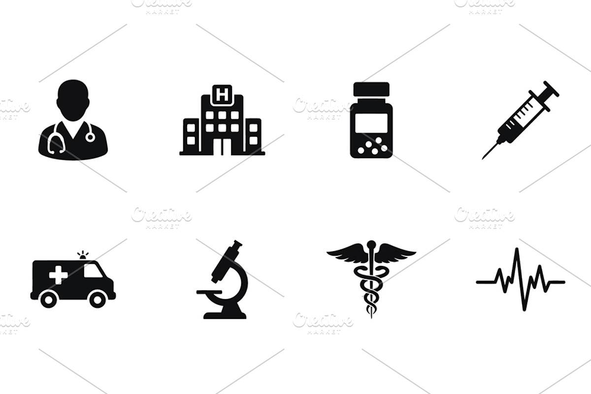 Medical Icon Vector Bundle, an Object Graphic by Artonix (Photo 2 of 3)