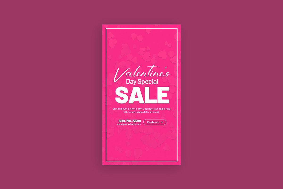 Valentine's Day Instagram Pack, a Social Media Template by Saman Osama (Photo 4 of 5)