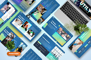 Utily - Digital Wallet Powerpoint, a Templates & Theme by Dhabee