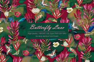 Butterfly Luxe Seamless Pattern