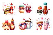 Valentine Food Pairs Clipart, an Illustration by Designworld (Thumbnail 3 of 5)