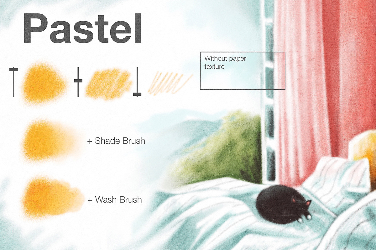 Realistic brushes for Procreate, a Brush Add-On by Maria Summer (Photo 4 of 8)