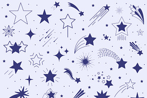 Procreate Stars Stamp Brushes