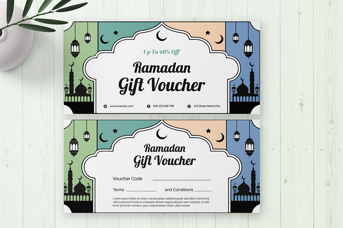 Ramadan Gift Voucher, a Card Template by MightyDesign (Photo 1 of 6)