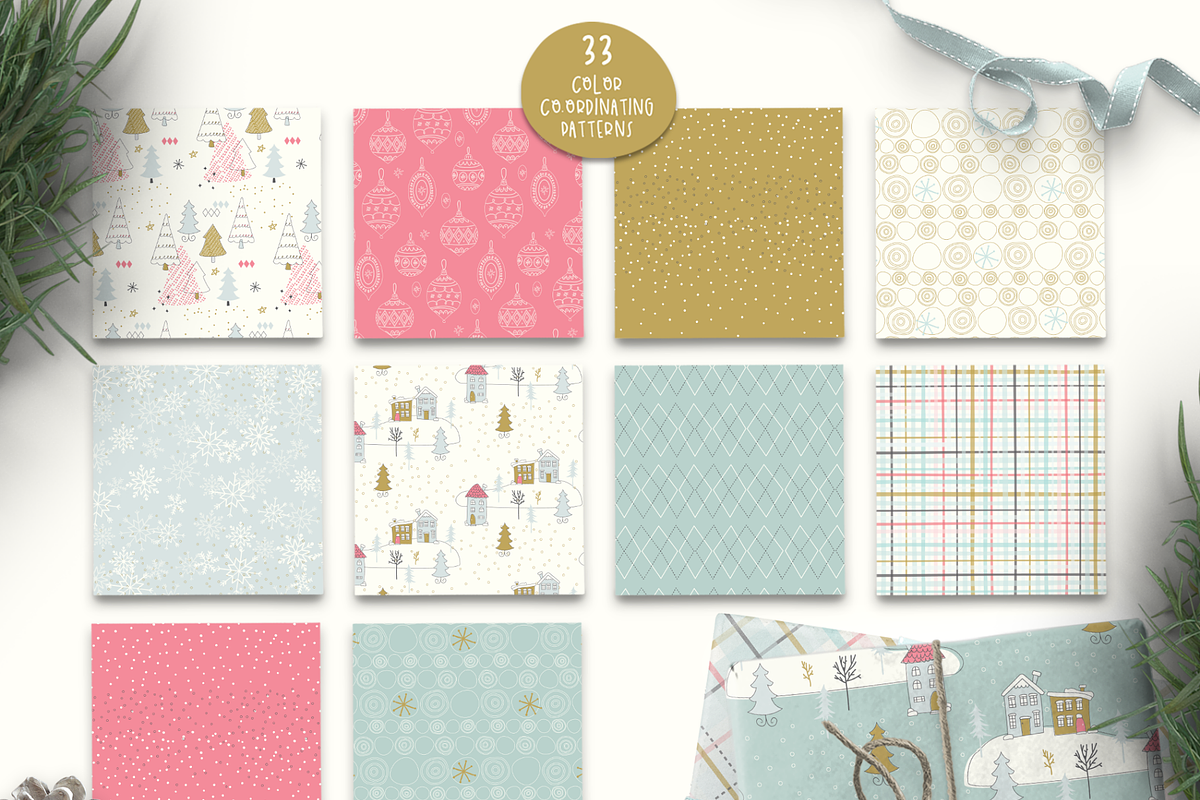 Merry Cheery Clip Art & Patterns, an Illustration by Emily Spadoni (Photo 4 of 9)