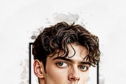 Watercolor Cartoon Portrait Art, an Action Add-On by MRI STUDIO (Thumbnail 14 of 24)