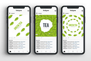 Green Tea banners, a Social Media Template by Leo Edition (Thumbnail 2 of 4)
