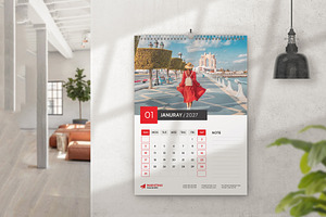 2027 Wall Calendar Design, a Stationery Template by Sofir Nayeem