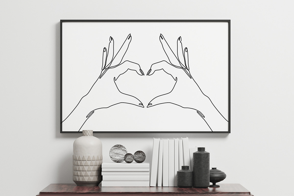 One Line Art Print, an Animal Illustration by Anastasiia_Dzhioeva (Photo 4 of 7)