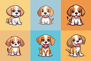 kawaii beagle puppy dog, an Animal Illustration by Zoya Miller (Thumbnail 3 of 3)