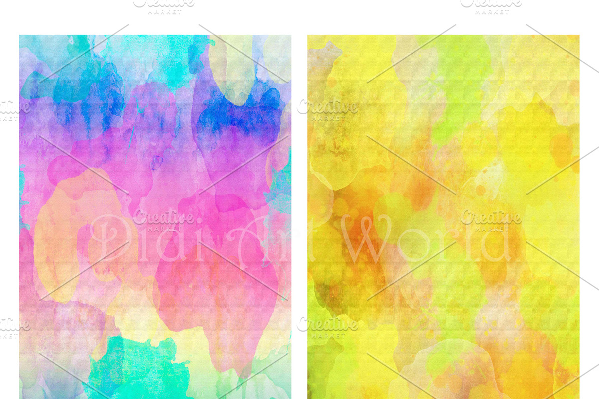 Summer Watercolor paper pack, an Object Graphic by DidiArtWorld (Photo 3 of 6)