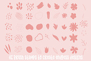 Abstract Floral Procreate Stamps, a Brush Add-On by Brushed Rose (Thumbnail 4 of 4)