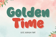 Golden Time | Display Font, a Handwritten Font by AnningArts (Thumbnail 1 of 7)