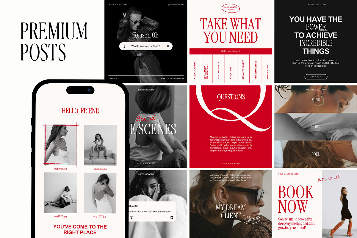 Social Media Templates Canva, a Social Media Template by The Soft Voice (Photo 7 of 7)