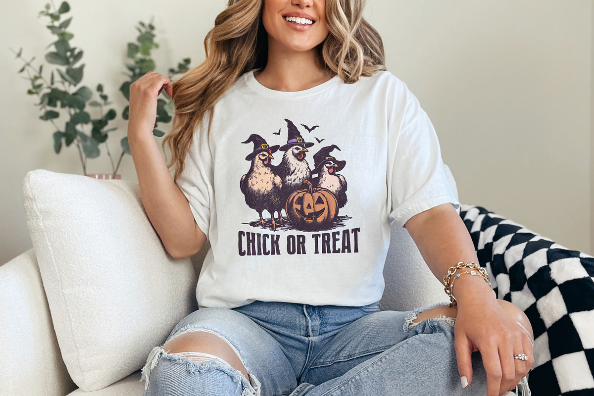 Chick or Treat PNG, Spooky Chicken, an Illustration by SharpMarketplace (Photo 6 of 9)