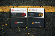 business card with the letter N, a Business Card Template by Indigo Graphic Shop (Thumbnail 4 of 4)