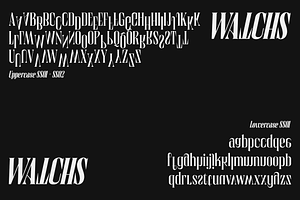 JHC Audemars - Reverse Serif Font