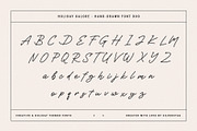 Holiday Galore - Hand-Drawn Font Duo, a Sans Serif Font by SilverStag Type Foundry (Thumbnail 34 of 39)