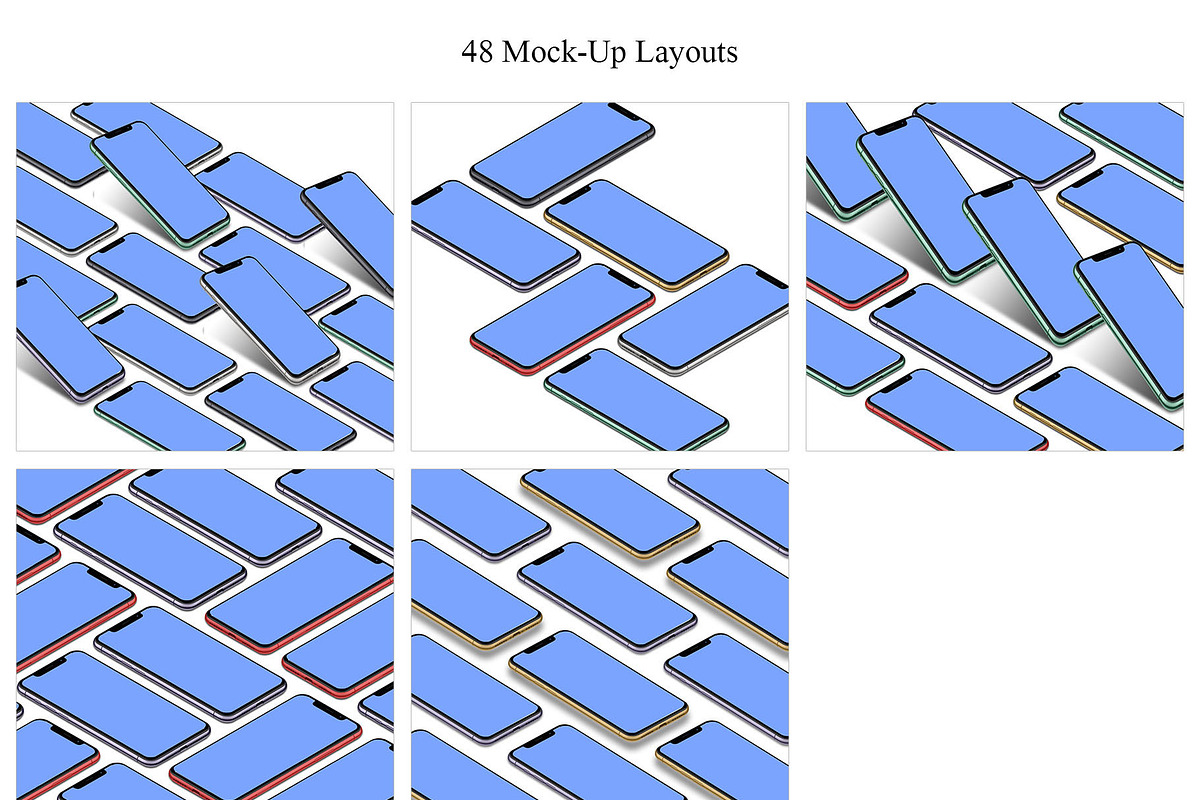 ALL 3D iPHONE MOCK-UP BUNDLE VOL-I0, an iPhone Mockup by Graphicsworld125 (Photo 3 of 19)