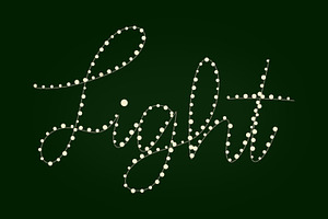 Christmas Lights Procreate Brushes