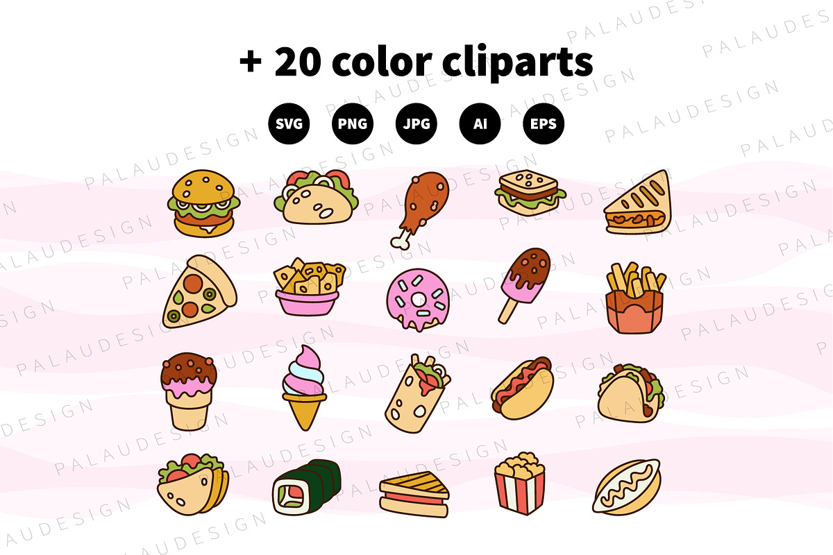 Fast Food Clipart, a Food Illustration by Palau (Photo 8 of 10)