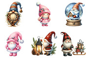 Christmas Gnome Sublimation Clipart, an Illustration by DreamArtGraphic (Thumbnail 5 of 5)