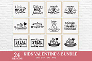 Kids Valentines Day svg bundle, an Object Graphic by Peachycottoncandy (Thumbnail 3 of 4)