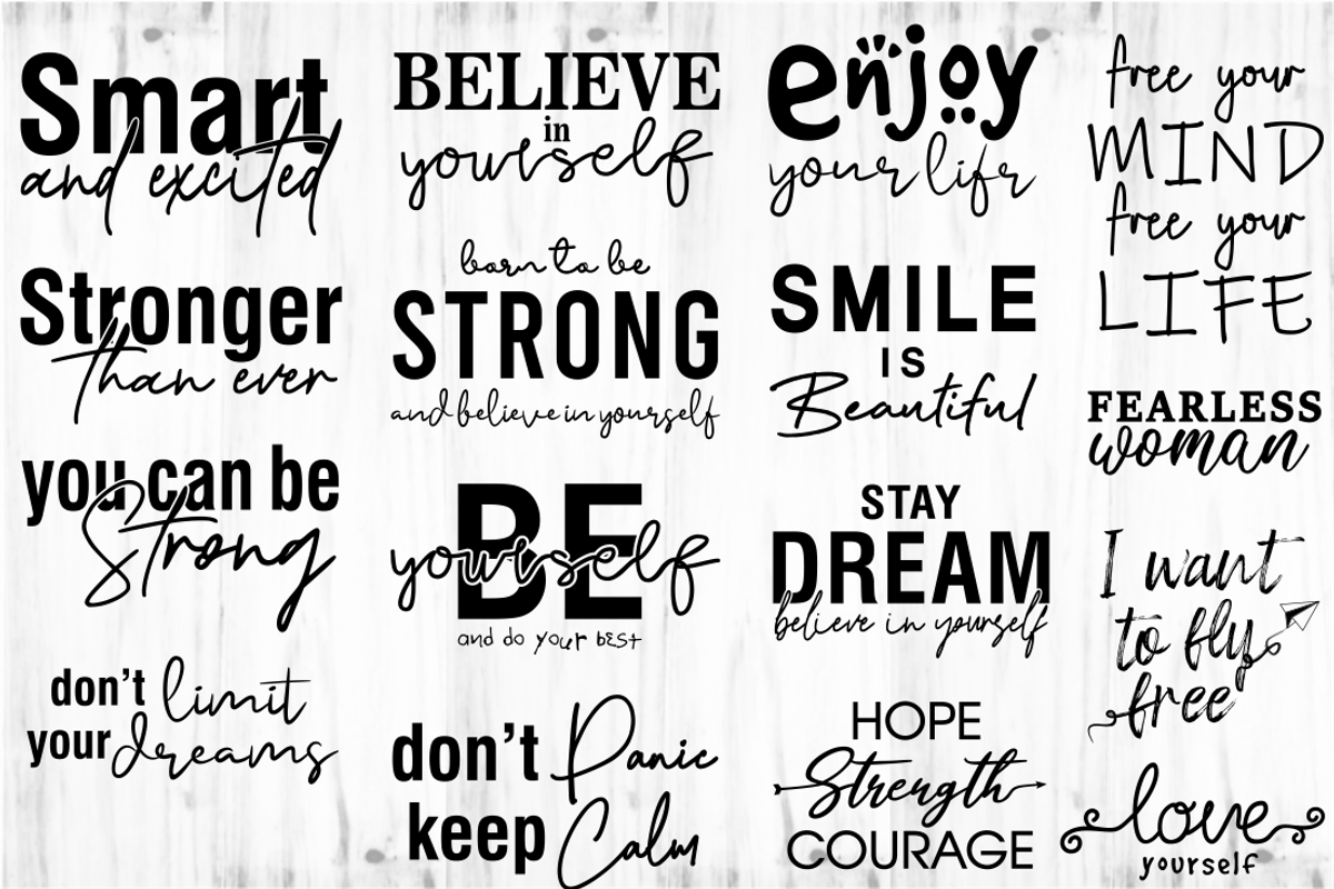 Inspirational & Motivational Bundle, an Object Graphic by D2PUTRI (Photo 7 of 27)