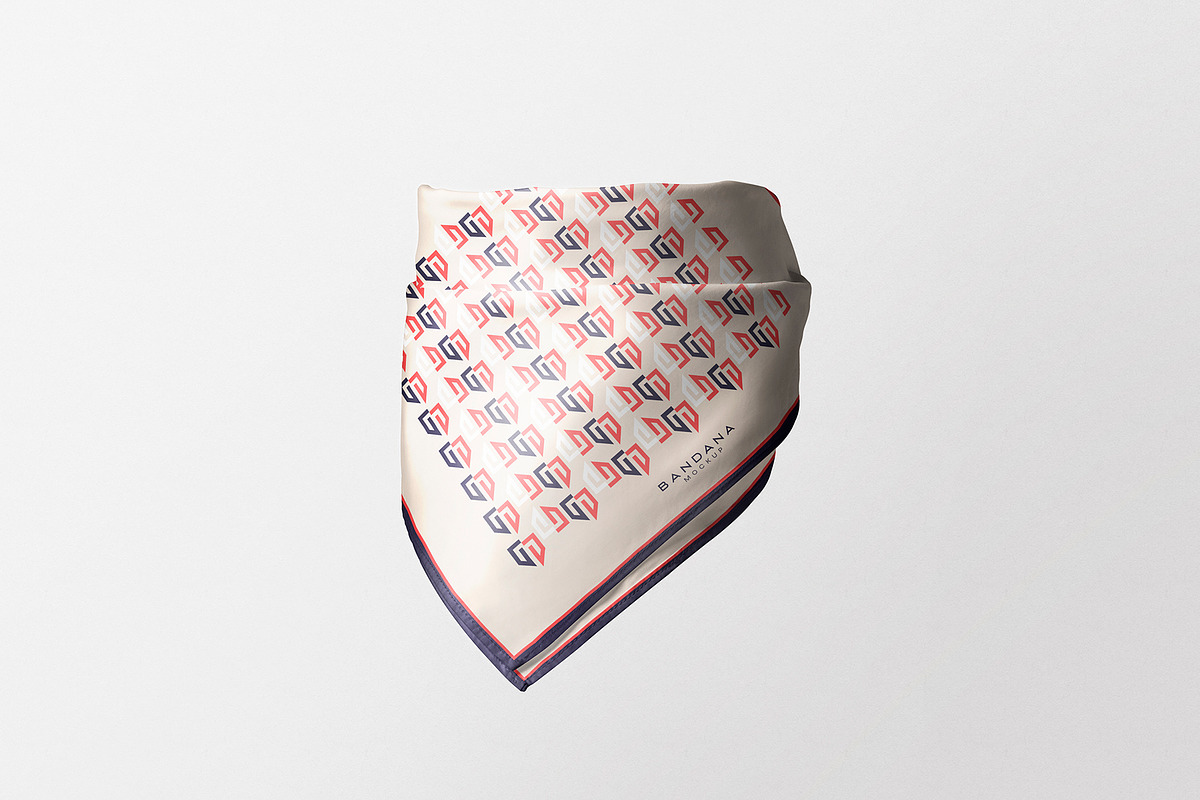 Bandana Mockup, a Product Mockup by PixelVoyager (Photo 7 of 7)
