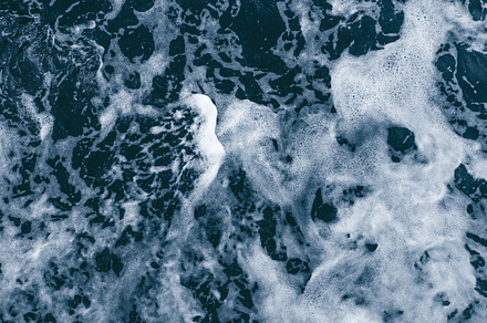 Rushing water