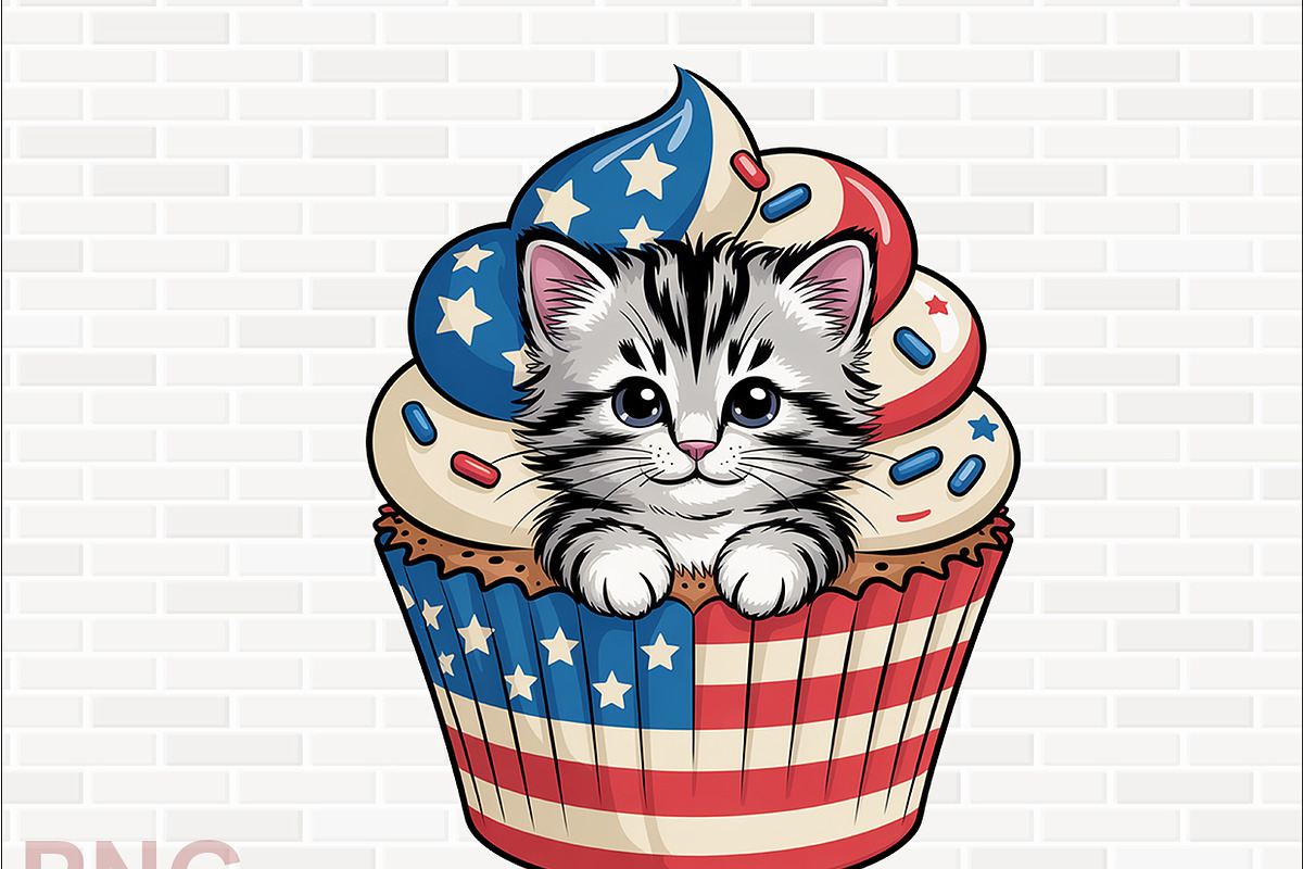 4Th Of July Clipart Bundle, a Texture Graphic by crative8112 (Photo 3 of 8)