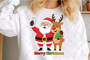 Santa Reindeer PNG, an Illustration by Craft Nest (Thumbnail 2 of 6)