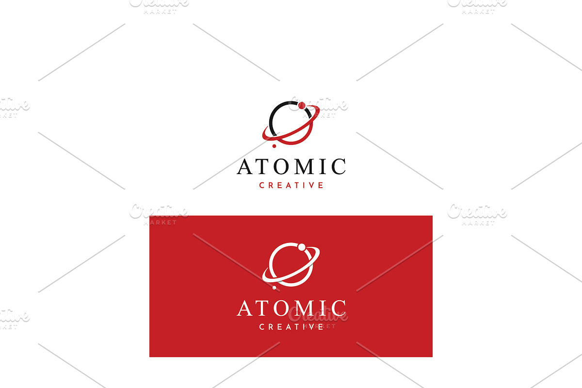 Unique and modern abstract atom logo, a Branding & Logo Template by LOGOCREATIVE