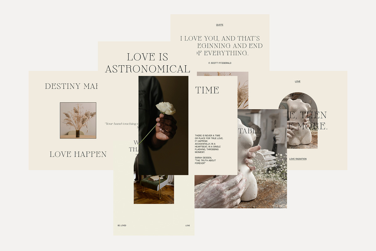 CANVA PS Instagram Templates Posts, a Social Media Template by Love Radiation Studio (Photo 9 of 18)