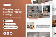 Corona Home Product Catalog Landing, a Landing Page Template by trabaskriya (Thumbnail 1 of 5)