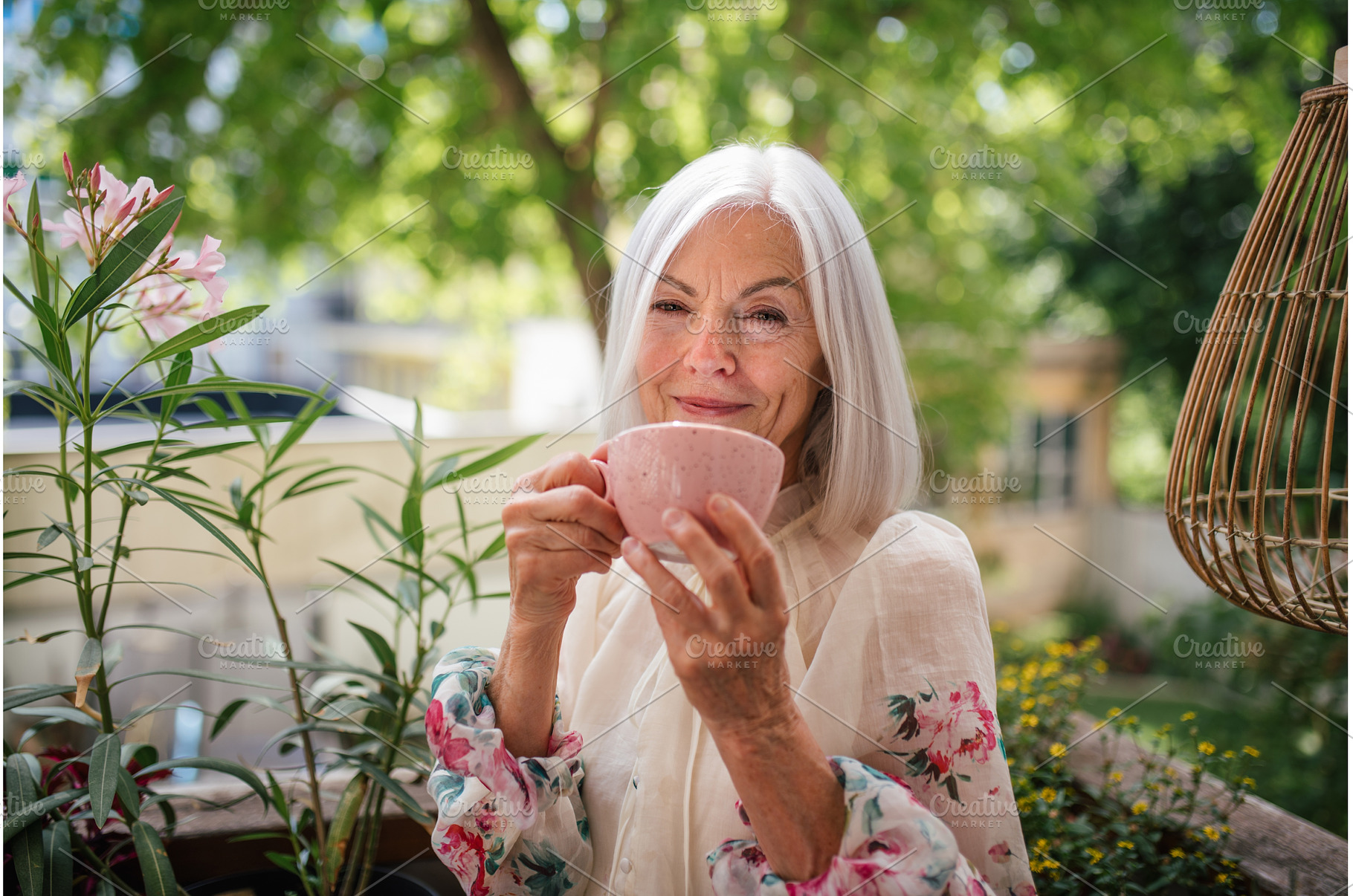 Portrait of beautiful senior woman, a Person Photo by HalfPoint