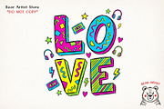 Valentine Love & Coffee Illustration, an Illustration by GlitterCraft (Thumbnail 9 of 41)