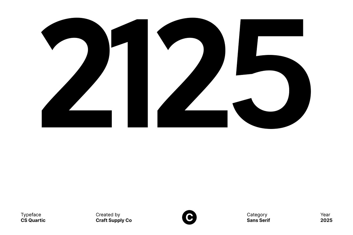 CS Quartic – Bold Sans Serif, a Sans Serif Font by Craft Supply Co. (Photo 4 of 8)