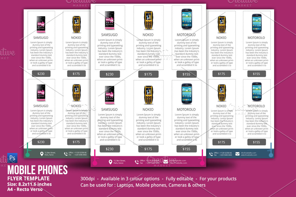 Mobile Phones Sales Flyer, a Flyer Template by InnovativeDesign (Photo 2 of 2)