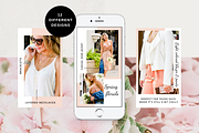 Instagram Stories Templates CANVA, a Social Media Template by Just Like White Creative (Thumbnail 4 of 5)