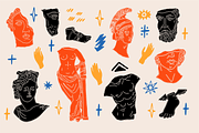 Ancient Greece. Antique vector set, a Decorative Illustration by PixelAesthetic (Thumbnail 2 of 12)