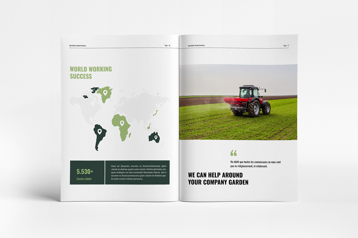 Agriculture Brochure Template ICanva, a Brochure Template by PixWork (Photo 10 of 11)