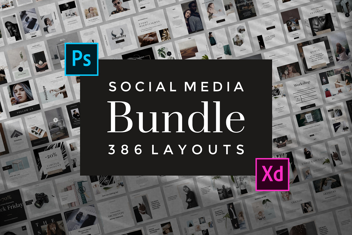 Best Bundle / Social Media Templates, a Social Media Template by Goashape Studio (Photo 1 of 9)