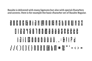 Basalte Fonts Family - 30% OFF!!