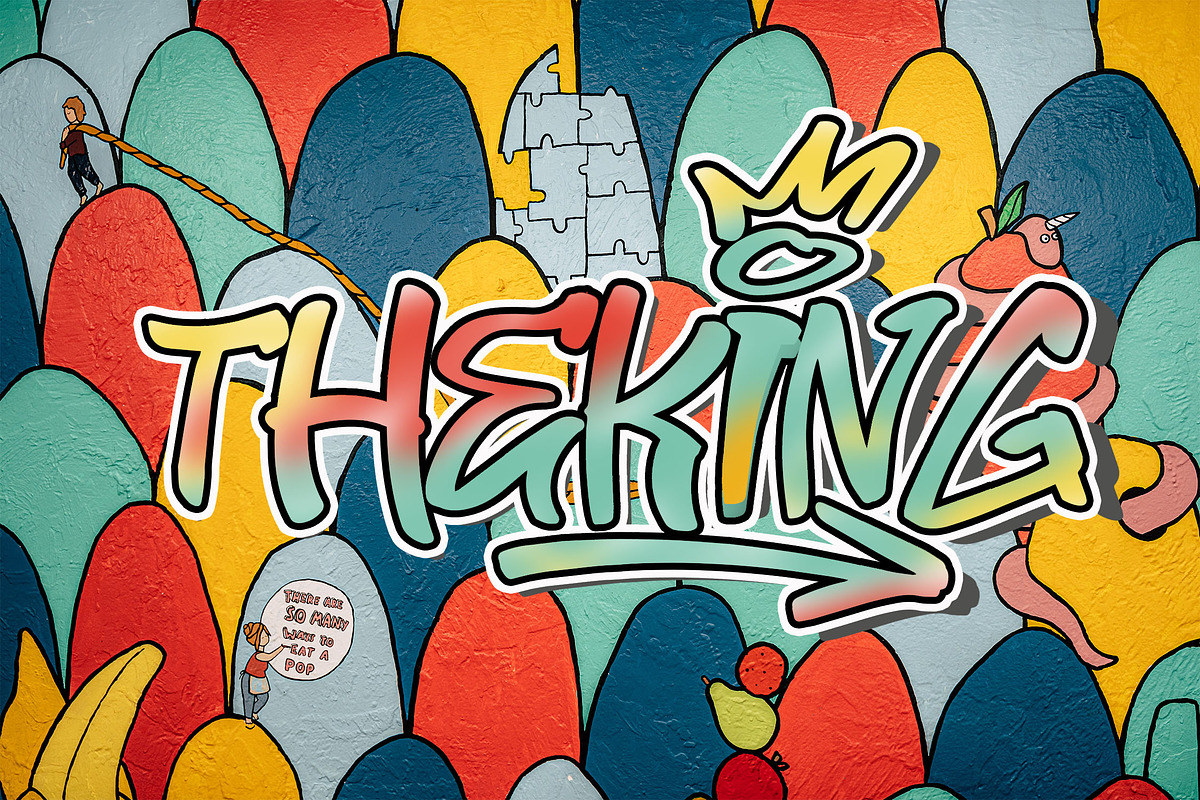 FABERK Graffiti Font, a Handwritten Font by NTC Graphic (Photo 7 of 9)