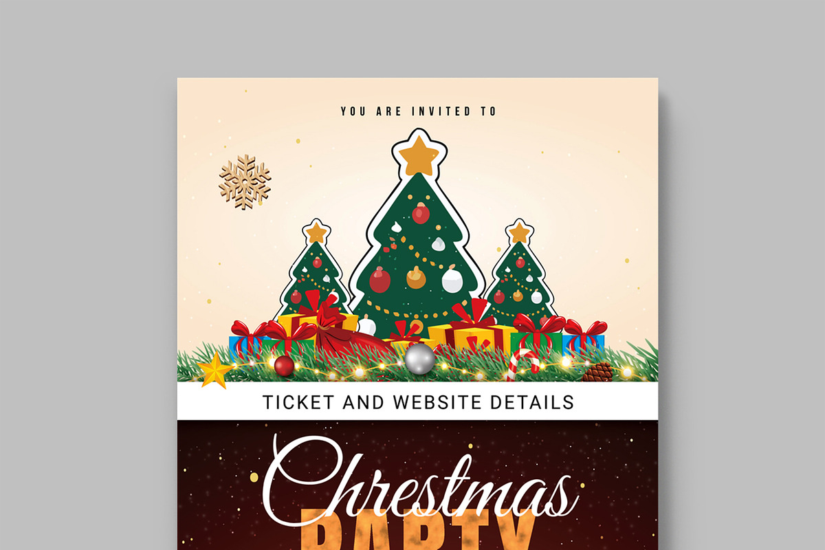 Christmas Flyer Layout, a Flyer Template by MightyDesign (Photo 4 of 8)