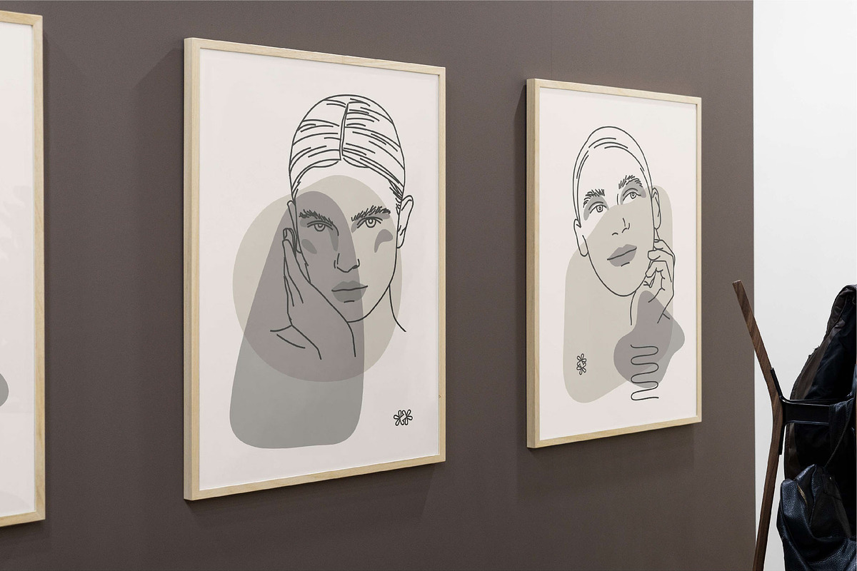 Posters - Line Art Boho Female, a Poster Template by line & plane (Photo 4 of 10)