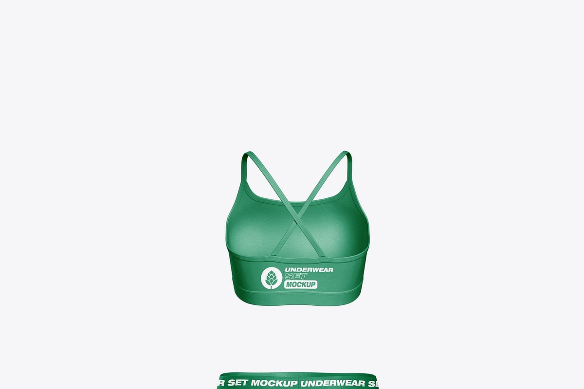 Women's Underwear Set mockup, a Product Mockup by OneVectorStock (Photo 3 of 13)