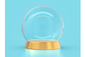 Large glass ball for predictions on