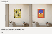 5x7 Bedroom Frame Mockup Natural, a Household Mockup by mockupize (Thumbnail 7 of 7)